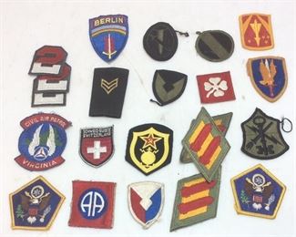 MIXED MILITARY INSIGNIA PATCHES