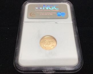 2007 $5 GOLD EAGLE GRADE MS70 BY