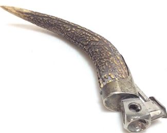 ANTIQUE ANTLER HANDLE CUTTER