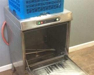 HOBART STAINLESS COMMERCIAL DISHWASHER