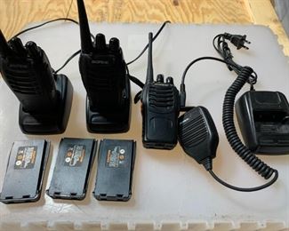 TwoWay Radios with Charges and Microphone