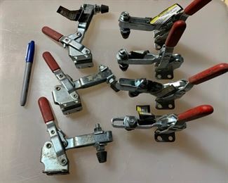Medium Toggle Clamps Red