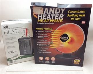2 ELECTRIC HEATERS