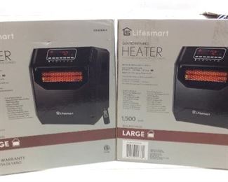(2) LIFESMART QUARTZ INFRARED HEATERS