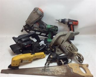POWER TOOLS, NAILER, SANDERS