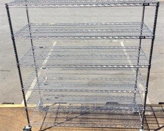 ULINE COMMERCIAL ROLLING SHELVES