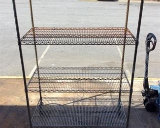 ULINE COMMERCIAL ROLLING SHELVES