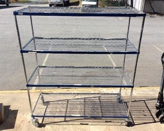 ULINE COMMERCIAL ROLLING SHELVES