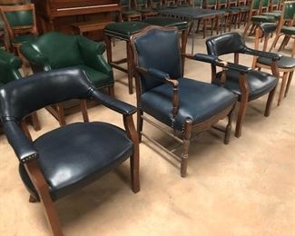 navy blue side chairs