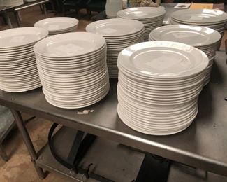 over 300 pieces of Oneida restaurant china. 2 sizes of plates, bowls and a few cups and saucers.