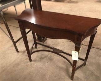 2 foyers tables, would be great to refinish or paint