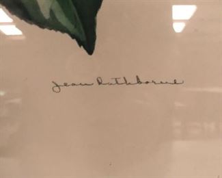 Jean Rathborne signature