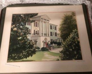 Original watercolor that appeared in Ford Times.