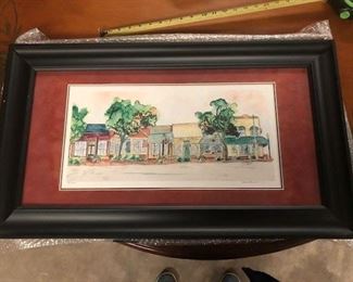 Sara Muse numbered prints. Mats may need replaced.