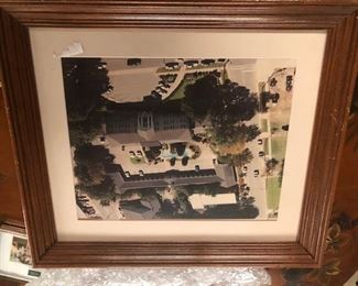 1953 aerial picture of the hotel