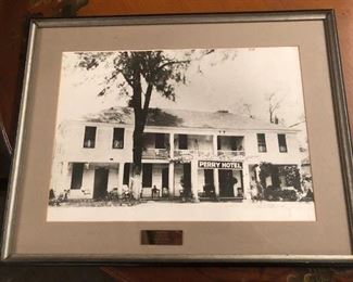 vintage photo of the hotel before the New Perry Hotel was built