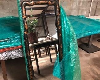 large heavy oriental mirror