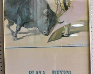 Plaza Mexico Framed Concert Poster | Print | Metal Frame | 20.25" x 36.25"