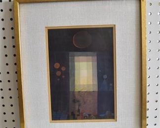 Window | Watercolor | Vintage Wood Frame | 13.5" x 16.5"