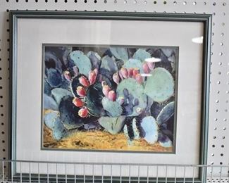 Prickly Pear | Print | Lois L. McDonald | Frame Shop Frame | 20" x 17"