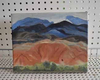Mountains | Acrylic on Canvas | No Frame | 7.75" x 10"