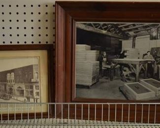 Lot of 2 Day in the Life | Print and Photo | Vintage Wood Frames | 10.25" x 13", 16" x 19"