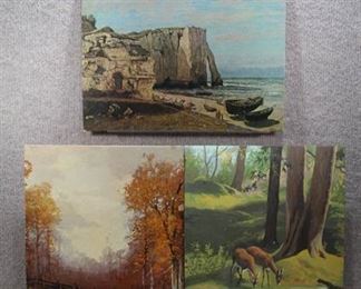 Lot of 3 Nature | Prints and 1 Paint by Numbers | No Frame | 16" x 20"