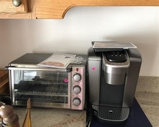 Coffee maker sold. Toaster Oven still Available.