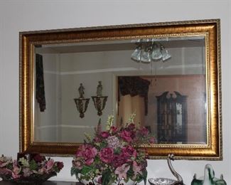 beveled wall mirror
