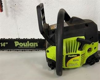 Poulan 14 inch chainsaw