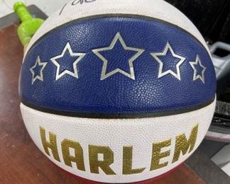 Signed Harlem Globe Trotters Basketball