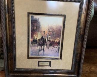 G Harvey framed art