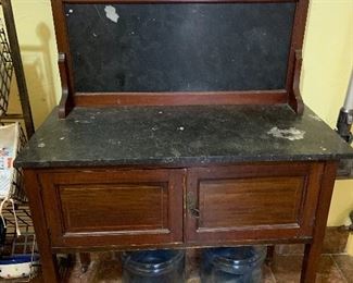 antique serving cabinet