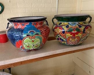 Large pots from Mexico