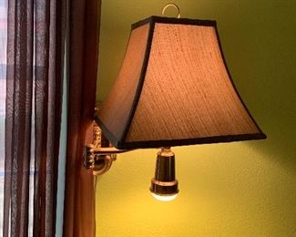 matching set of 2 wall lamps