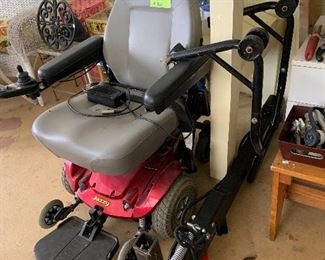 Jazzy scooter and lift