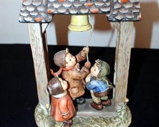 M. J. Goebel Ceramic Hummel Figure, "Lets Tell The World", 11" Tall