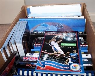 KU Fan Book Collection Including What It Means To Be A Jayhawk, A Year To Remember, Beyond The Streak, And More, Contents Of 2 Boxes