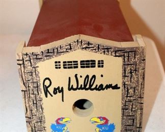 Allen Fieldhouse Birdhouse Signed By Roy Williams