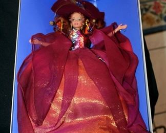 Barbie Doll Collection All New In Box, Qty 5, Including Autumn Glory, Ring In The New Year, Ballet Mascaraed, Simply Charming And Avon Barbie