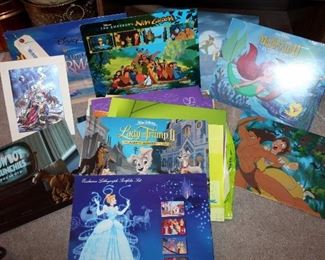 Walt Disney Commemorative Lithographs, Some New In Packaging, Qty 38, Includes Snow White, Beauty And The Beast, Bambi, Hercules And More