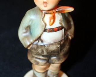 M. J. Goebel Hummel Ceramic Figure "Brother" Marked Western Germany # 95, 5.75" Tall