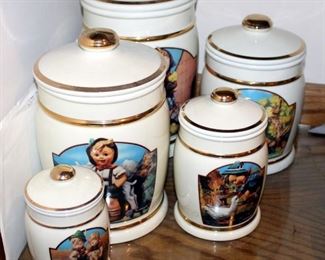 Hummel "Barnyard Hero" Canister Set, Qty 5 Pieces