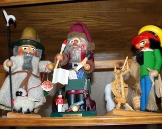 Steinbach Nutcracker Assortment, Including Santa At Work, Sheep Herder, And More