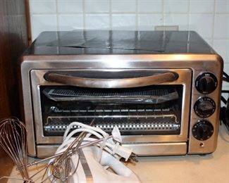 KitchenAid Toaster Oven, KitchenAid Hand Held Mixer With Accessories, And Osterizer Blender