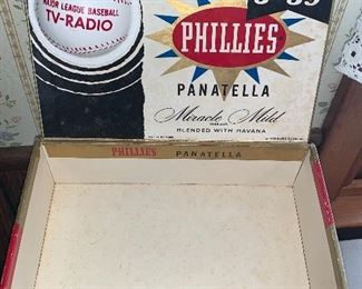 Baseball Cigar Box 