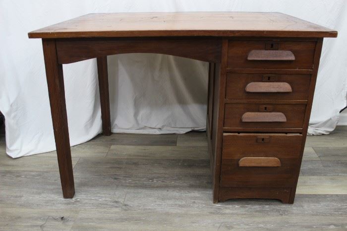 Vintage Wood Desk