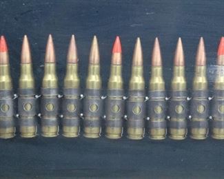 Machine Gun Bullet Display