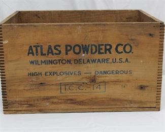 Vintage Explosives Crate