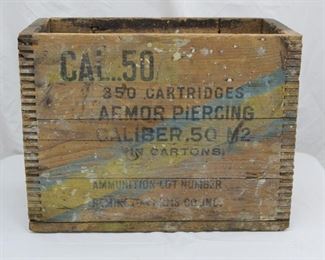 Vintage Ammunition Crate